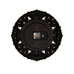 Gold Shaded Antique Wall Clock - 17X17&Quot; - Black