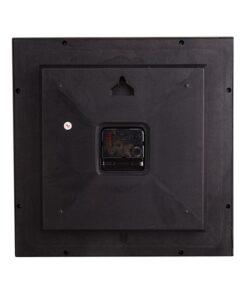 Black Center Dial Radium Wall Clock 12X12 Inch - Maroon - Image 2