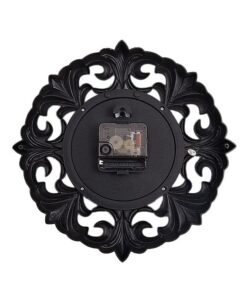 100 Black Fancy Wall Clock - 10X10 Inch - Image 2