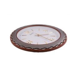 Simple And Stylish Wall Clock - Silver And Brown