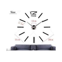 Analog Wall Clock Line - Black 5 Analog Wall Clock Line - Black