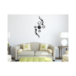 Circle Wall Clock - Black