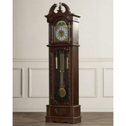 Grand Father Clock Westminster Pendulum - 17x65'' - Brown