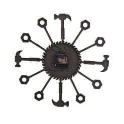 100 Fancy Wall Clock - 14X14&Quot; - Silver