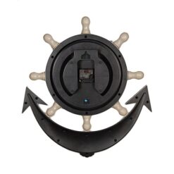 Roman Pearl Anchor Wall Clock With Pendulum - Bronze
