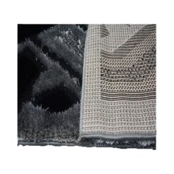 Amory Shaggy Rug - Silver &Amp; Black