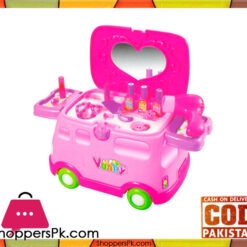 2 in 1 Doctor Medical Vehicle With Light and Sound For Kid Pink