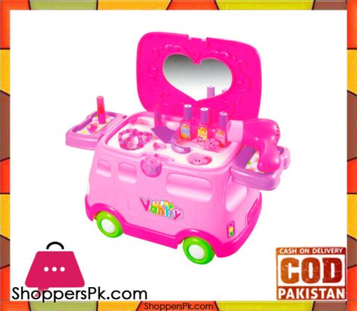 2 in 1 Doctor Medical Vehicle With Light and Sound For Kid Pink