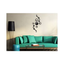 Circle Wall Clock - Black