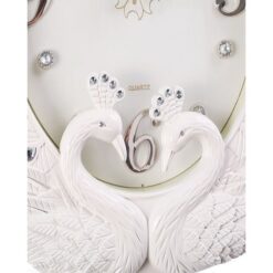 Wall Clock Peacock Whait