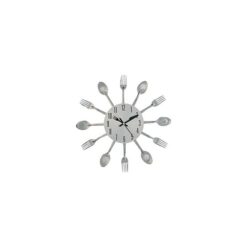 Spoon Wall Clock Stainless Steel