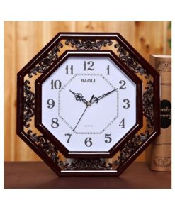 Wall Clock - Brown - Image 3