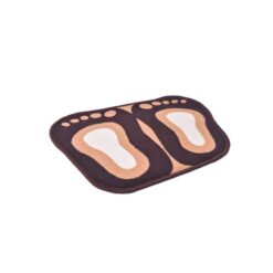 Pack Of 4 - Multicolor Door Mat Foot Shape 10 Pack Of 4 - Multicolor Door Mat Foot Shape
