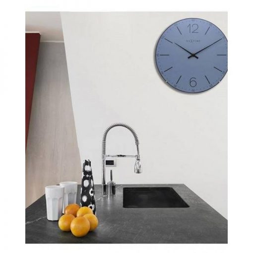 3159Bl - Index Dome Wall Clock - Netherlands