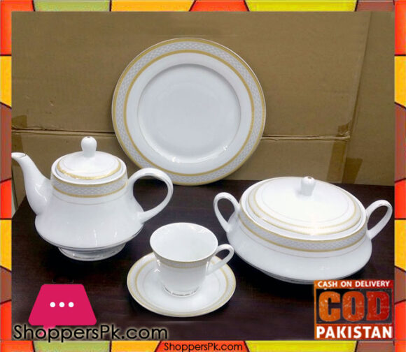 75 Pieces Dinner Set Fine Porcelain Bone China Q1