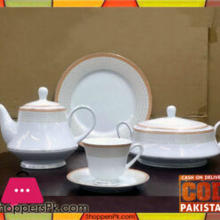 75 Pieces Dinner Set Fine Porcelain Bone China Q2