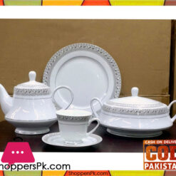 75 Pieces Dinner Set Fine Porcelain Bone China Q3