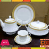 75 Pieces Dinner Set Fine Porcelain Bone China Q4