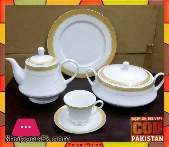 75 Pieces Dinner Set Fine Porcelain Bone China Q4
