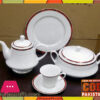 75 Pieces Dinner Set Fine Porcelain Bone China Q6