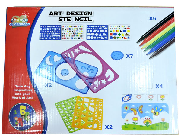 Art Design Stencil For Kid Aq2