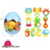 Baby Infant Rattle Teether Set Egg Sd0