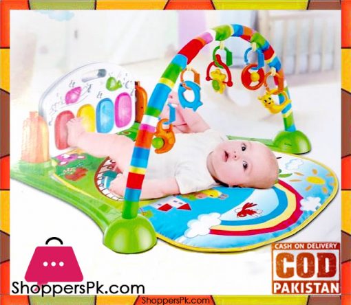 Baby Piano Fitness Play Gym + Interactive Mat