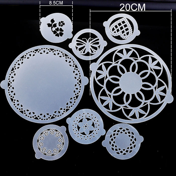 Cake Stencils 8 Pcs