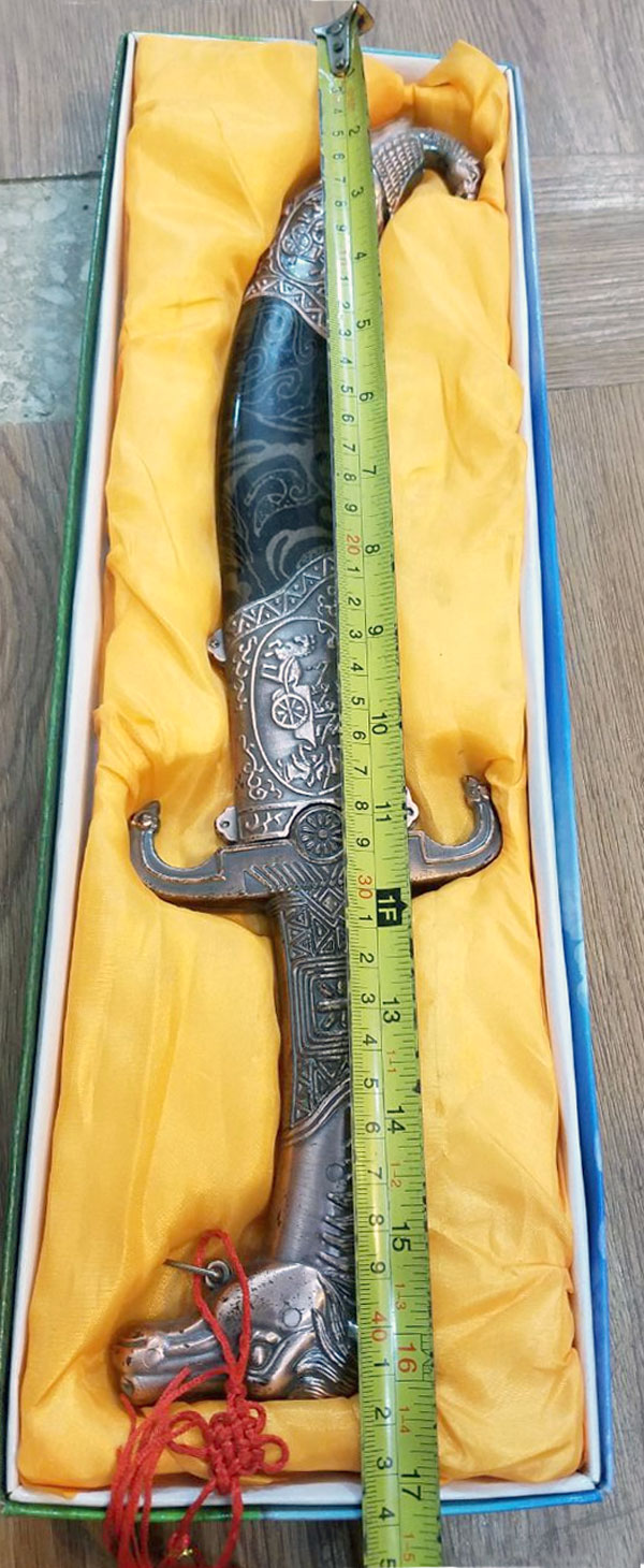 Chinese Sword Decoration Steel Blade 16 Inch