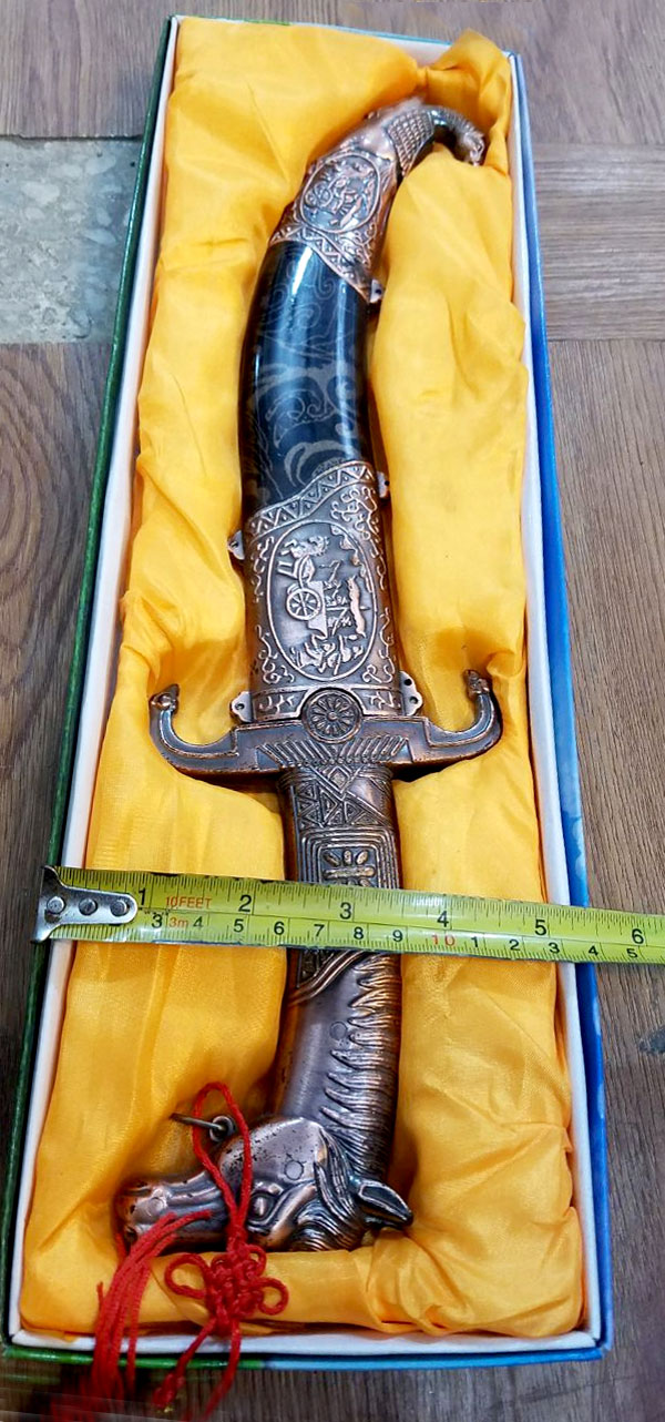 Chinese Sword Decoration Steel Blade 16 Inch