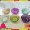 Colorful Glass Small Bowl Set Six Pieces