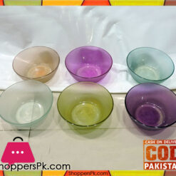 Colorful Glass Small Bowl Set Six Pieces