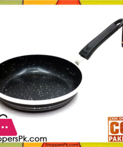 Domestic Non-stick Black Marble Frying Pen 28 CM