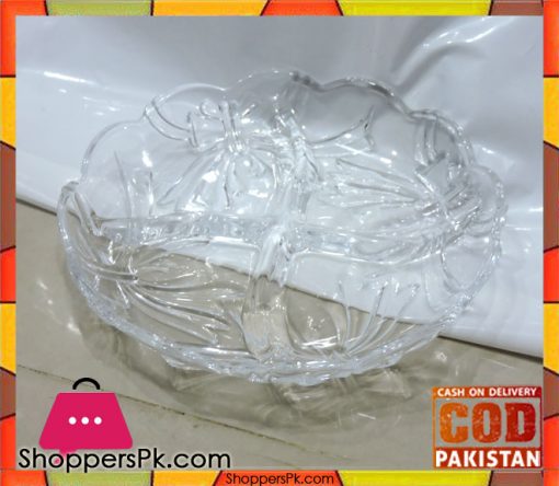 Dry Fruit And Multi-purpose Glass Serving Dish L1