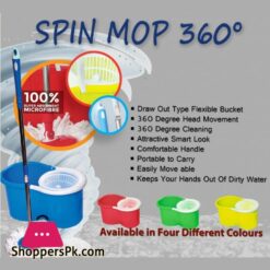 Easy Spin Mop 360 Rotate Stainless Steel Spin Mop