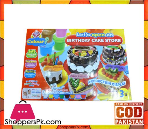 Happy Birthday Cake Store Colour Dough