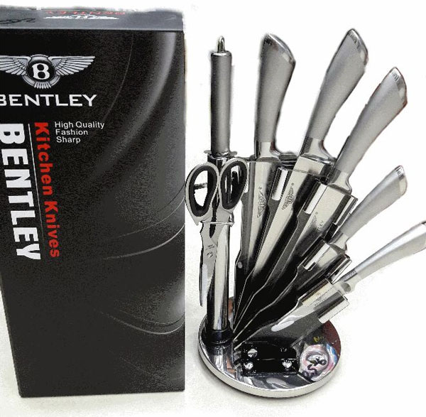 High Quality Kitchen Knife Set With Acrylic Stand 8 Pieces