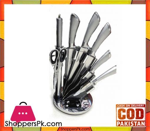 High Quality Kitchen Knife Set With Acrylic Stand 8 Pieces