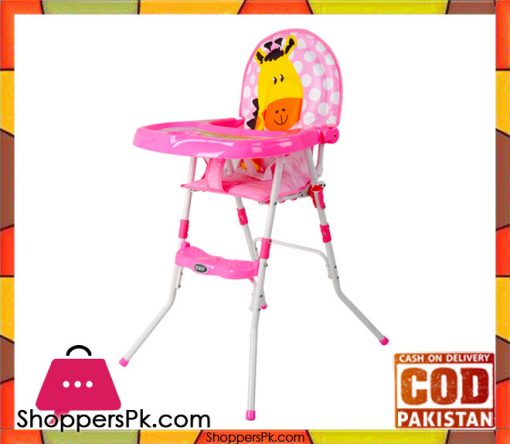 High Quality Portable Baby High Chair Pink 217c
