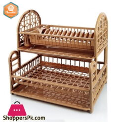 Homeket Plastic 2 Layer Dish Drainer Iran Made