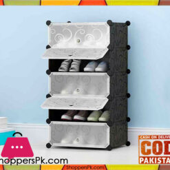 Intelligent Plastic Portable Cube Cabinet -5 Cube