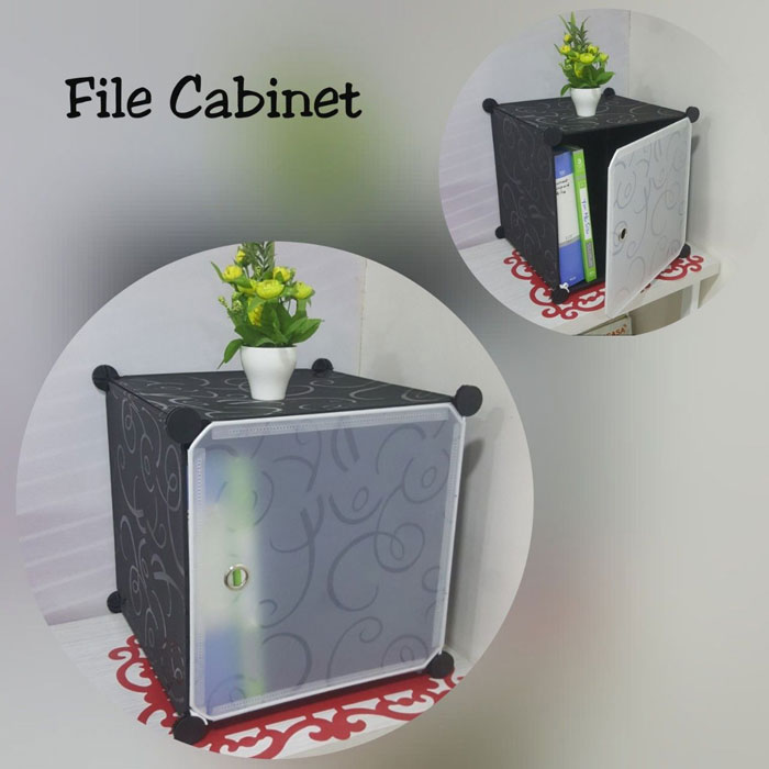 Intelligent Plastic Portable Cube Cabinet Multi Usage