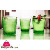 KAVEH Mario Green Drinking Glass 260ml Set of 6