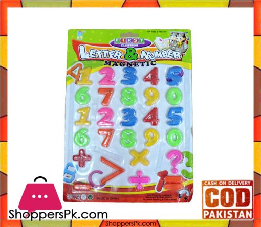 Kid Magnetic Numbers Letters