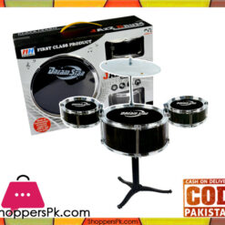 Kingmeda Dream Star Jazz Drum Set For Kid - Black