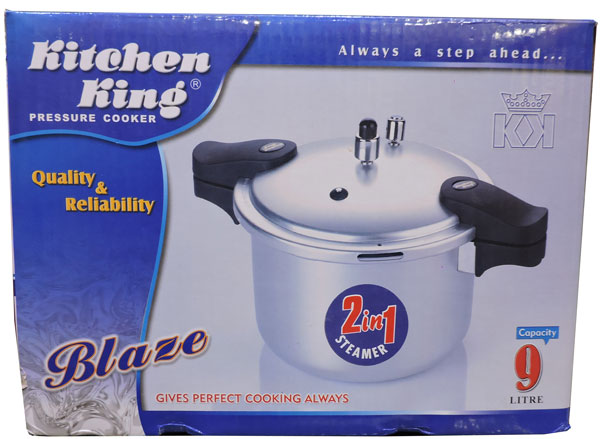 Kitchen King Blaze Pressure Cooker - 9 Liter