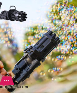 Machine Gun Automatic Bubble Machine Electric Bubble Toy Gun
