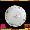 Marble Deep Plate Blue Flower 10.5 Inch Six Pieces