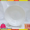 Marble Soup Plate 7.5 Inch Six Pieces White