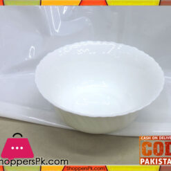Marble Bowl 9 Inch One Pieces White